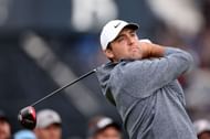 Scottie Scheffler at the 151st Open, Day Two